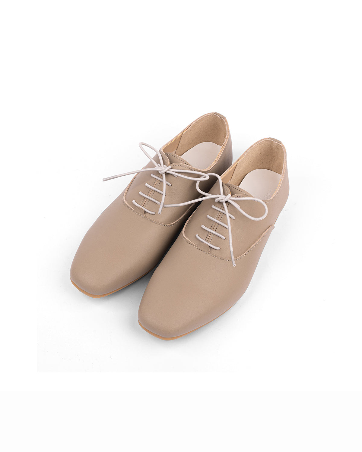 Mina Lace Ups - Cement Beige