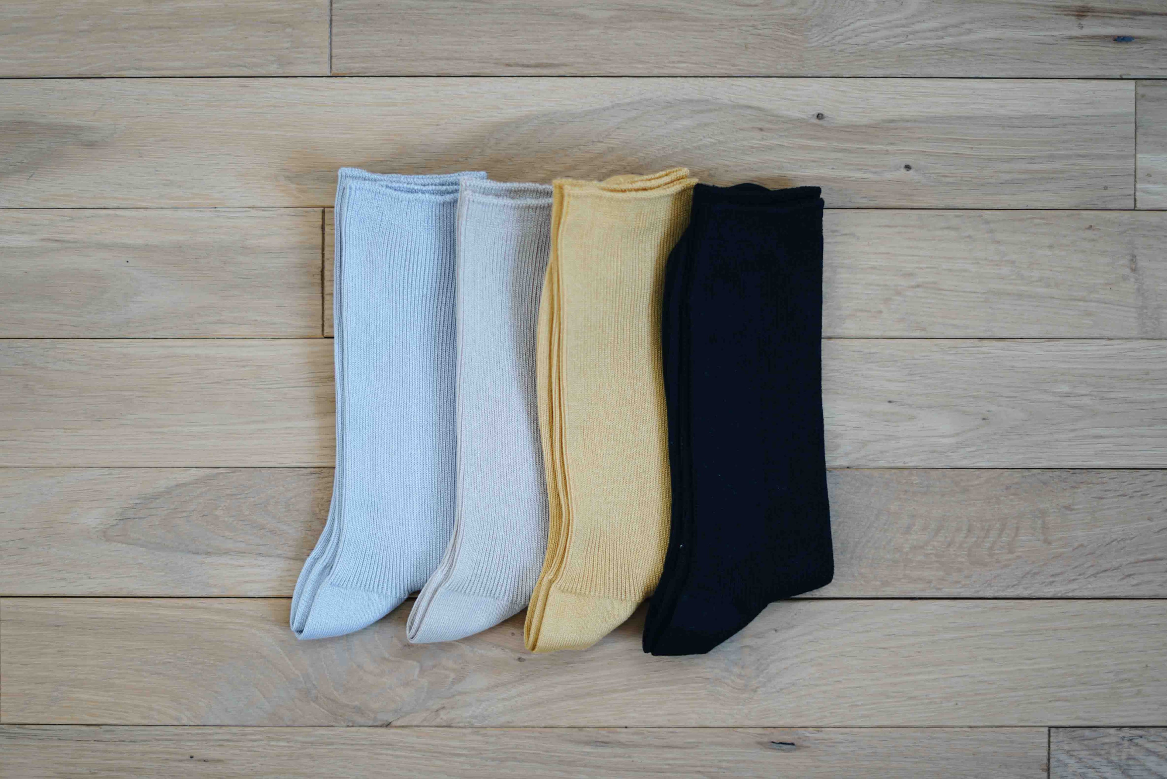 Giza Cotton Ribbed Socks