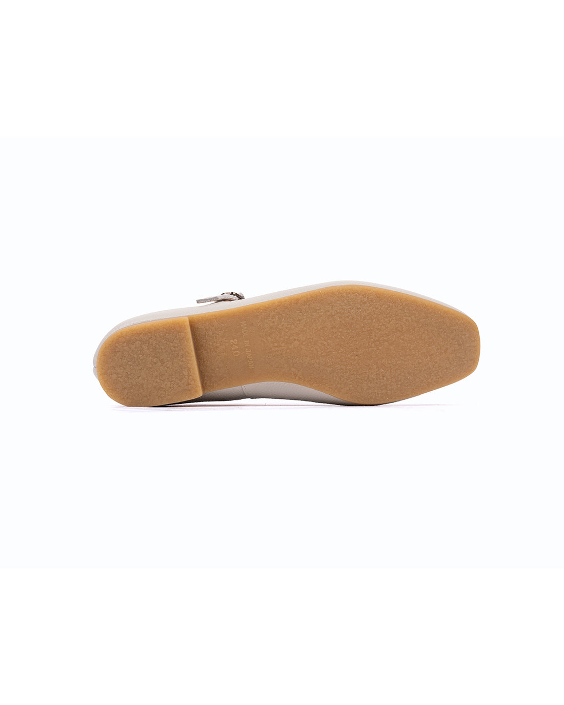 Lady Mary Jane Flats - Gray White