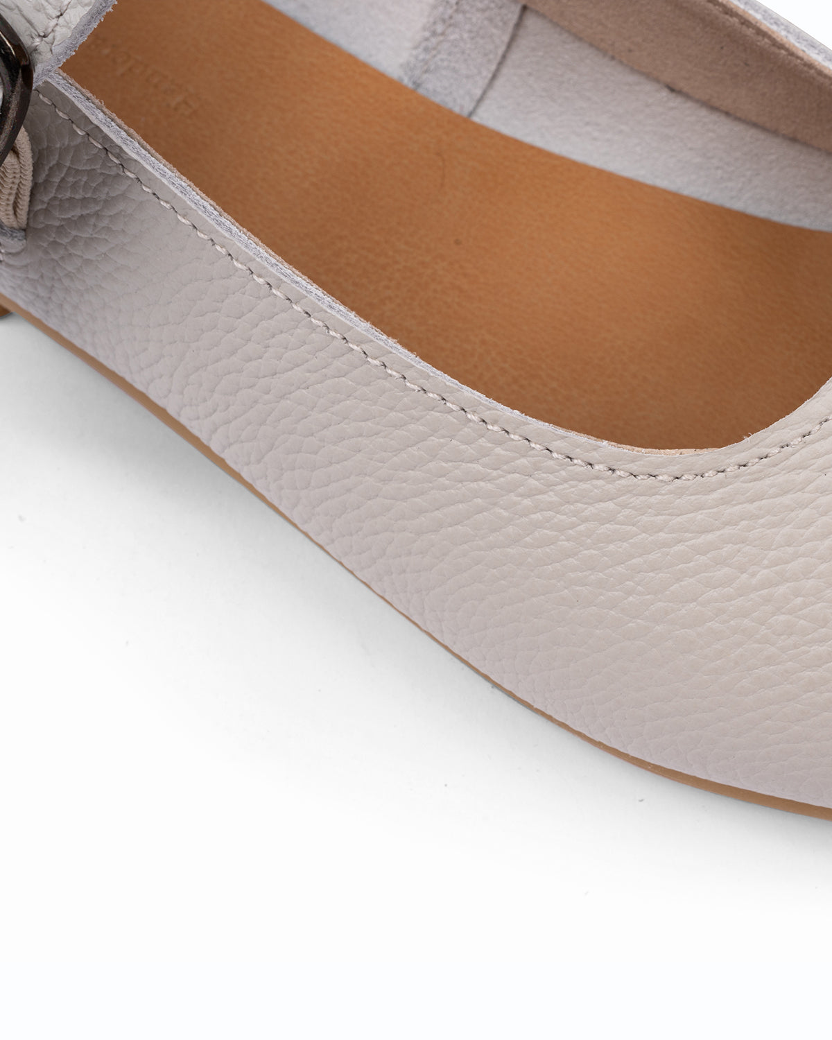 Lady Mary Jane Flats - Gray White