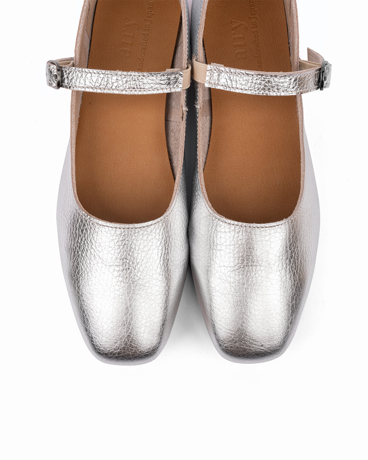 Lady Mary Jane Flats - Elegant Silver