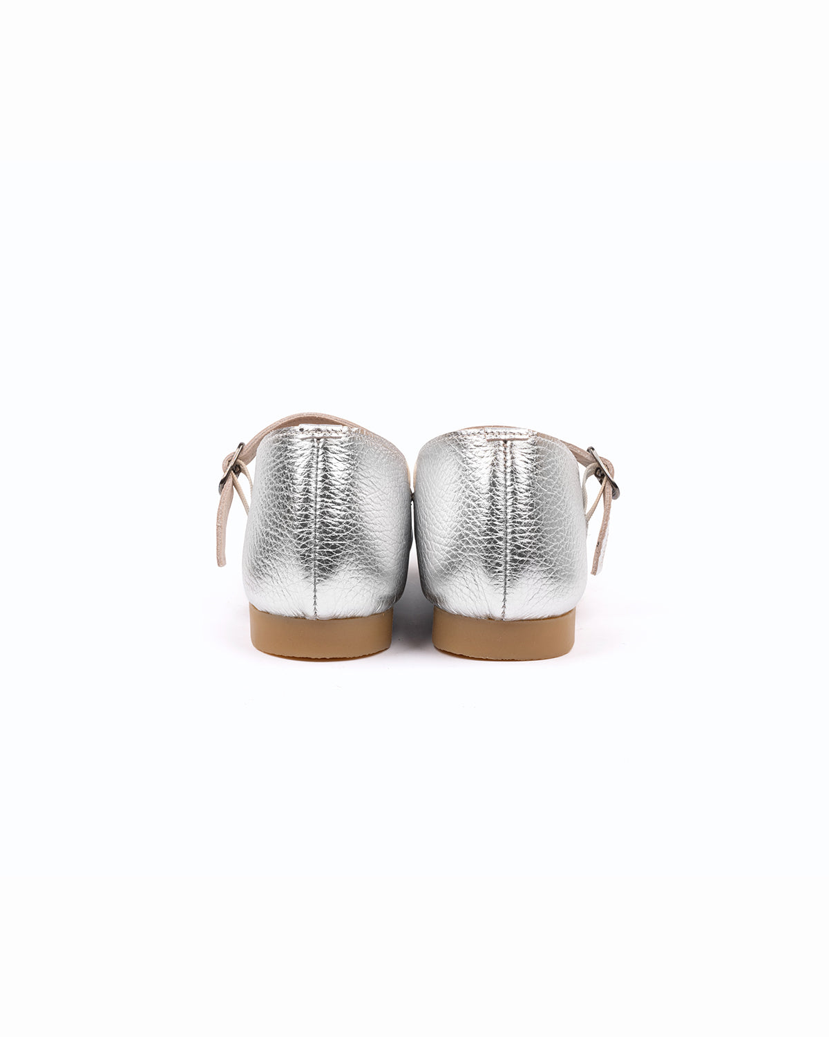 Lady Mary Jane Flats - Elegant Silver