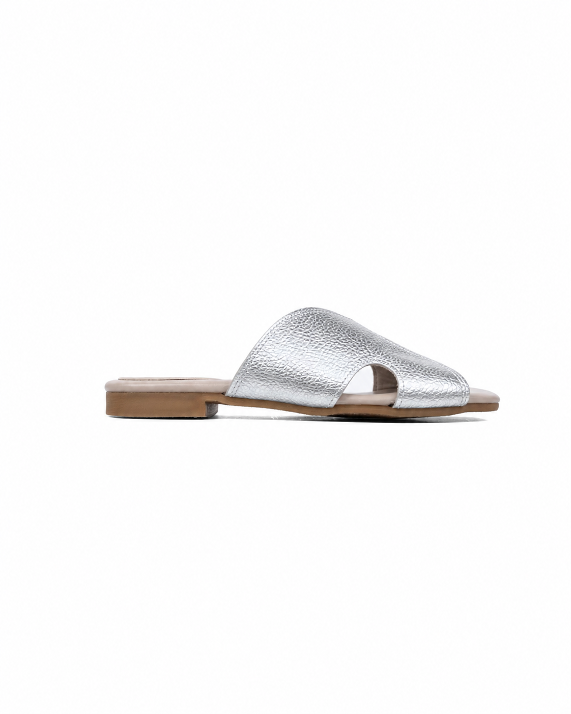Saria Sandals - Shiny Silver