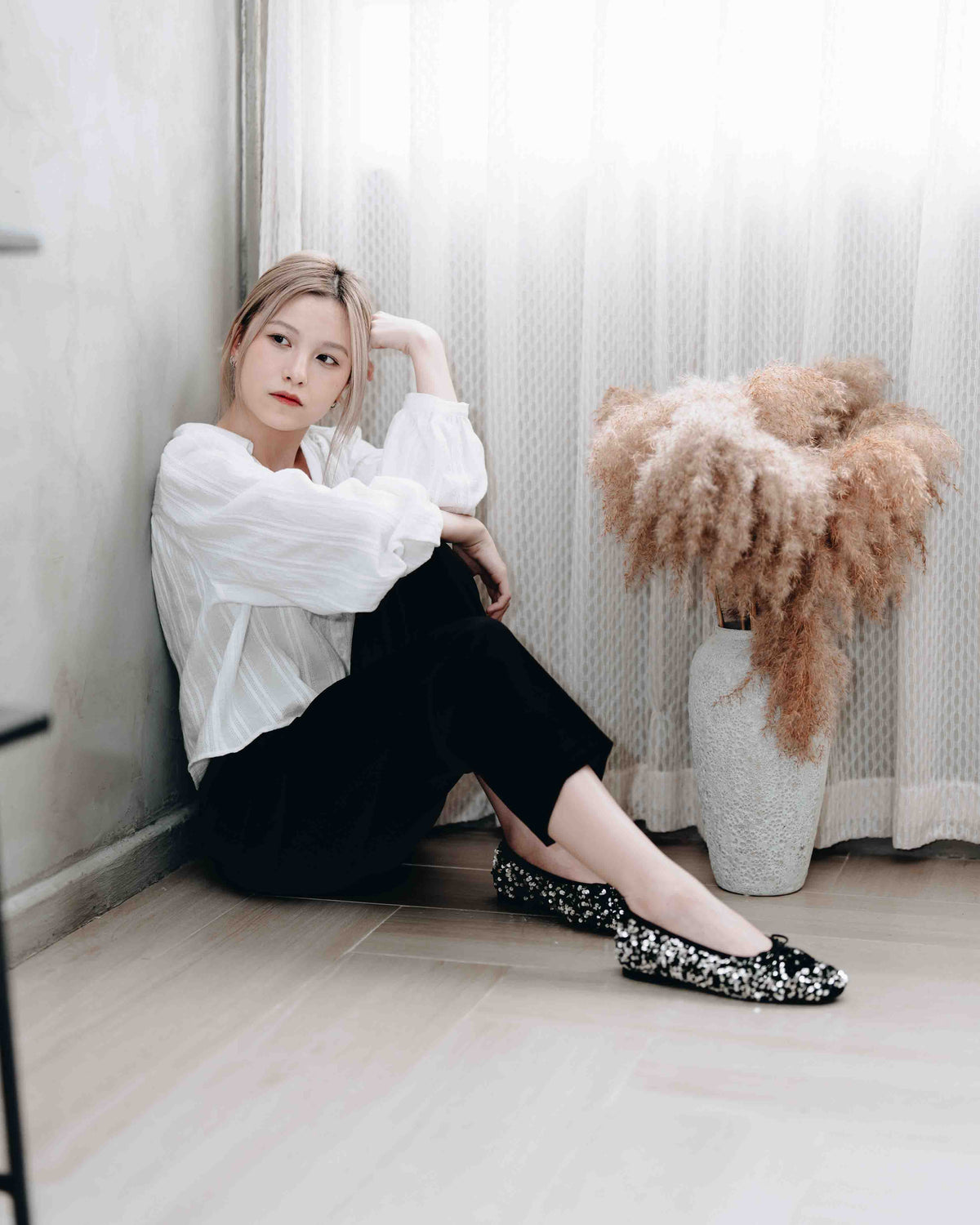 Bling Ballet Flats - Silver
