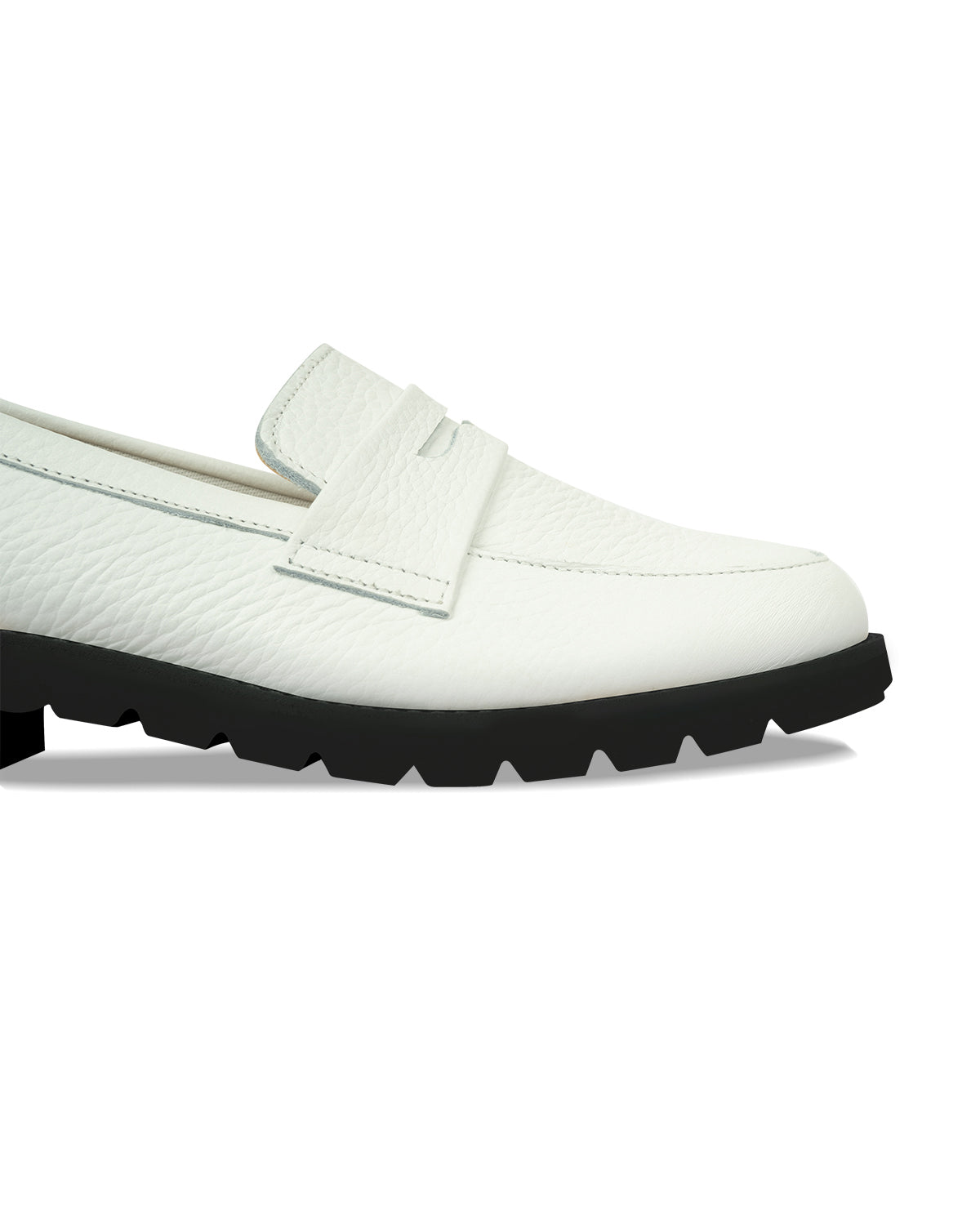 Penny Loafers - Blanc White