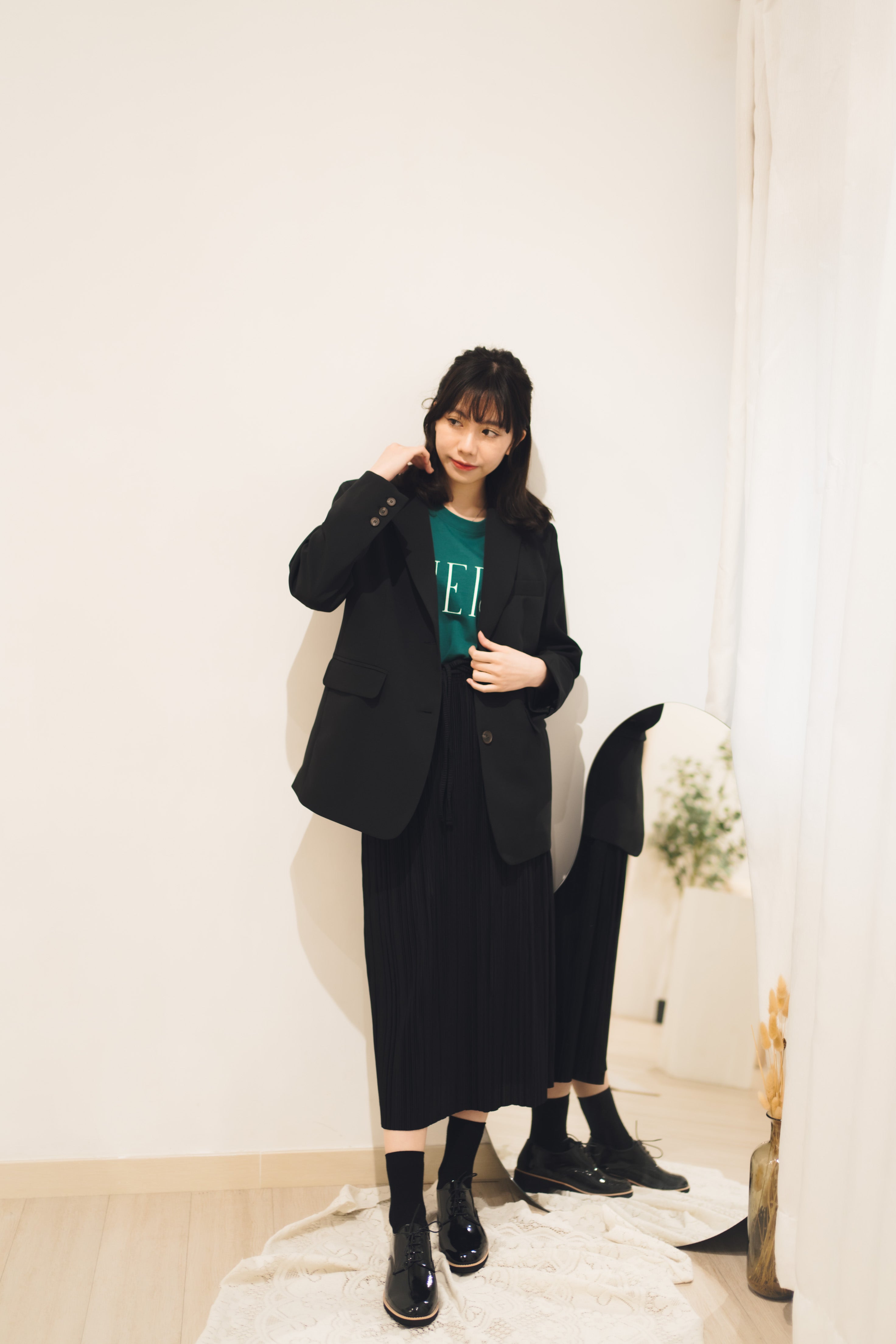 Jamie Lace Ups - Ink Black