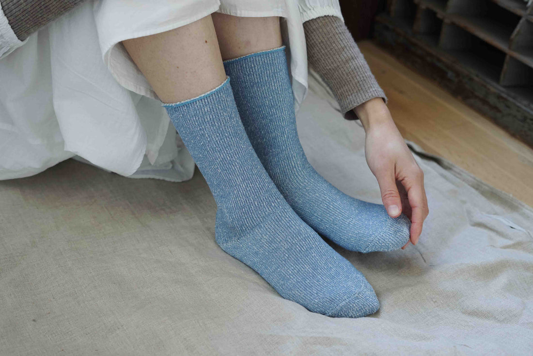 Cotton Silk Socks