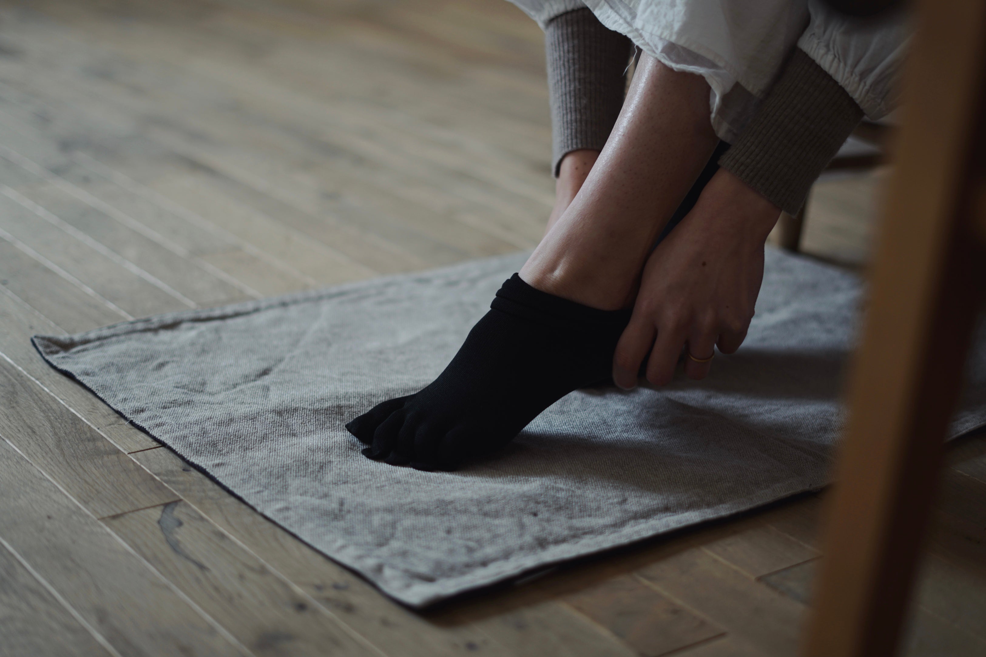 Silk Five Finger Socks