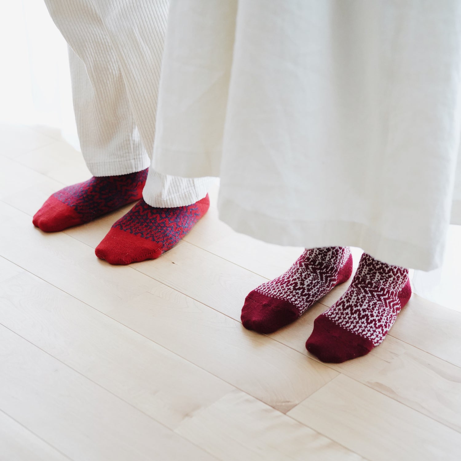 Wool Jacquard Socks