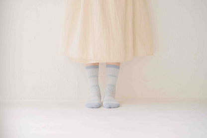 Cotton Linen Jacquard Socks