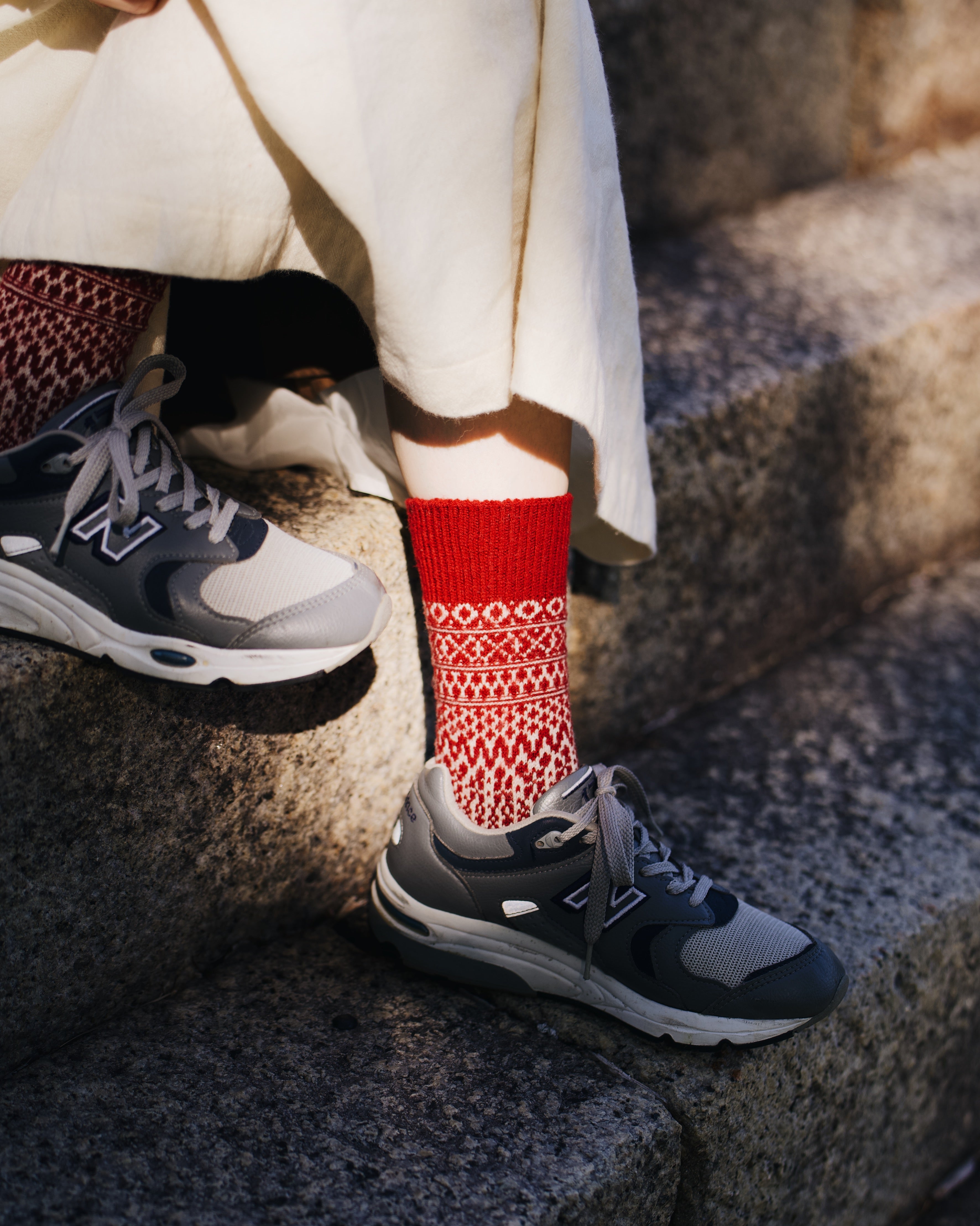 Wool Jacquard Socks