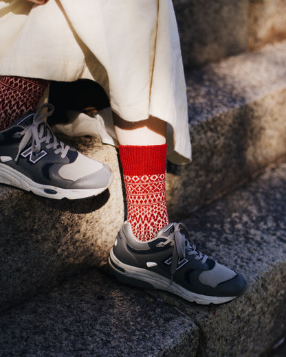 Wool Jacquard Socks