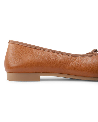 Flora Ballet Flats - Retro Camel