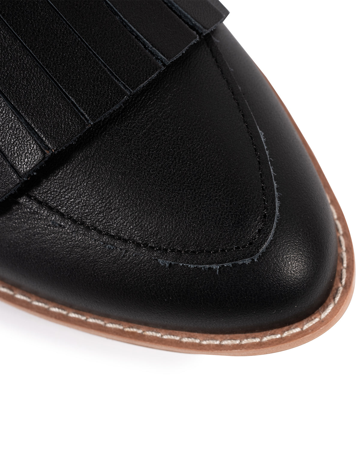 Amelie 樂福鞋 - 皮革黑色