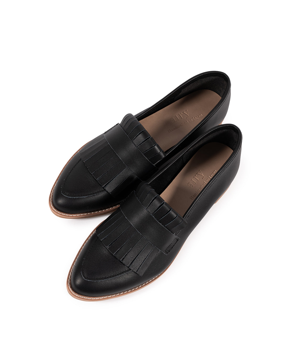 Amelie 樂福鞋 - 皮革黑色