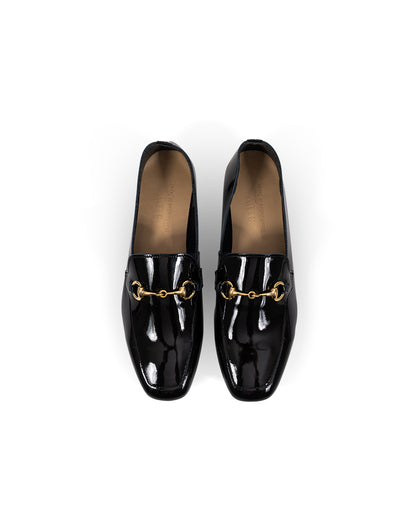 Celina Loafers - Shiny Black