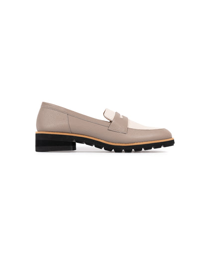 Penny Loafers - Ivory Beige