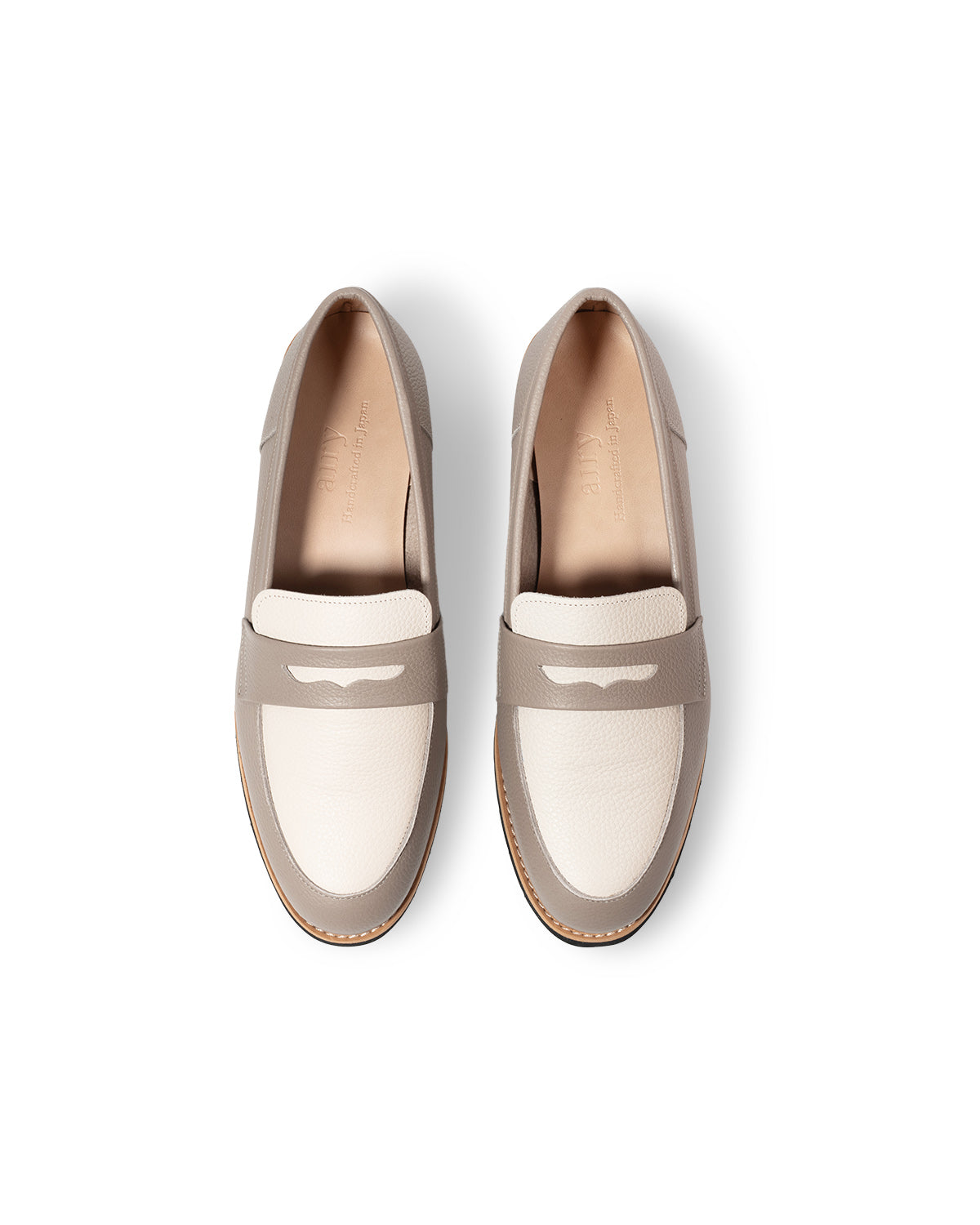 Penny Loafers - Ivory Beige