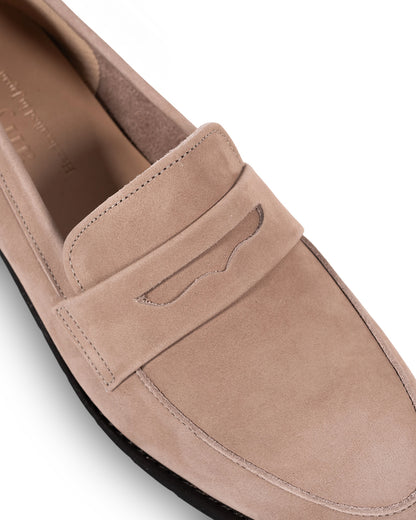 Penny Loafers - Sand Beige