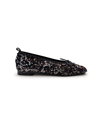 Bling Ballet Flats - Black