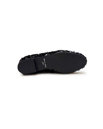Bling Ballet Flats - Black