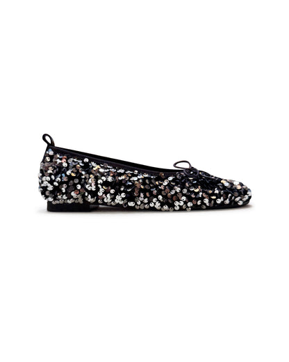 Bling Ballet Flats - Silver