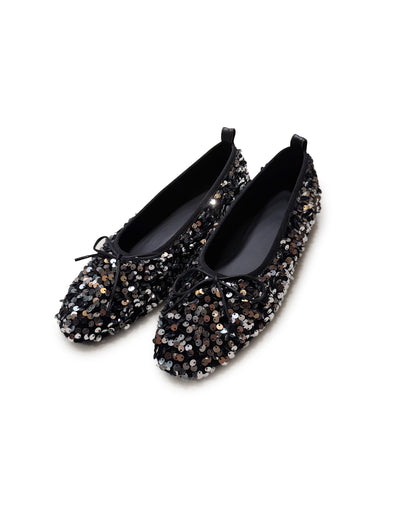 Bling Ballet Flats - Silver