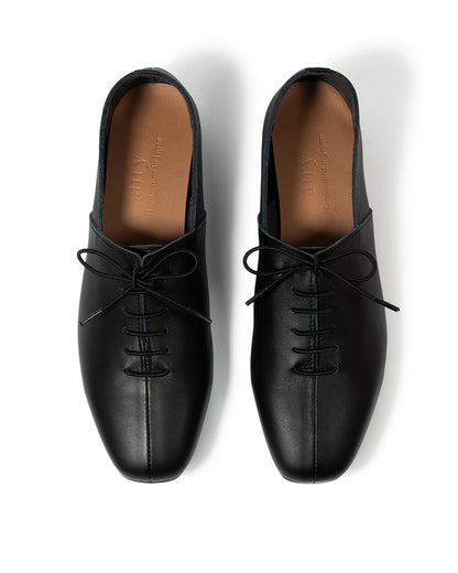 Sara Lace Ups - Classy Black