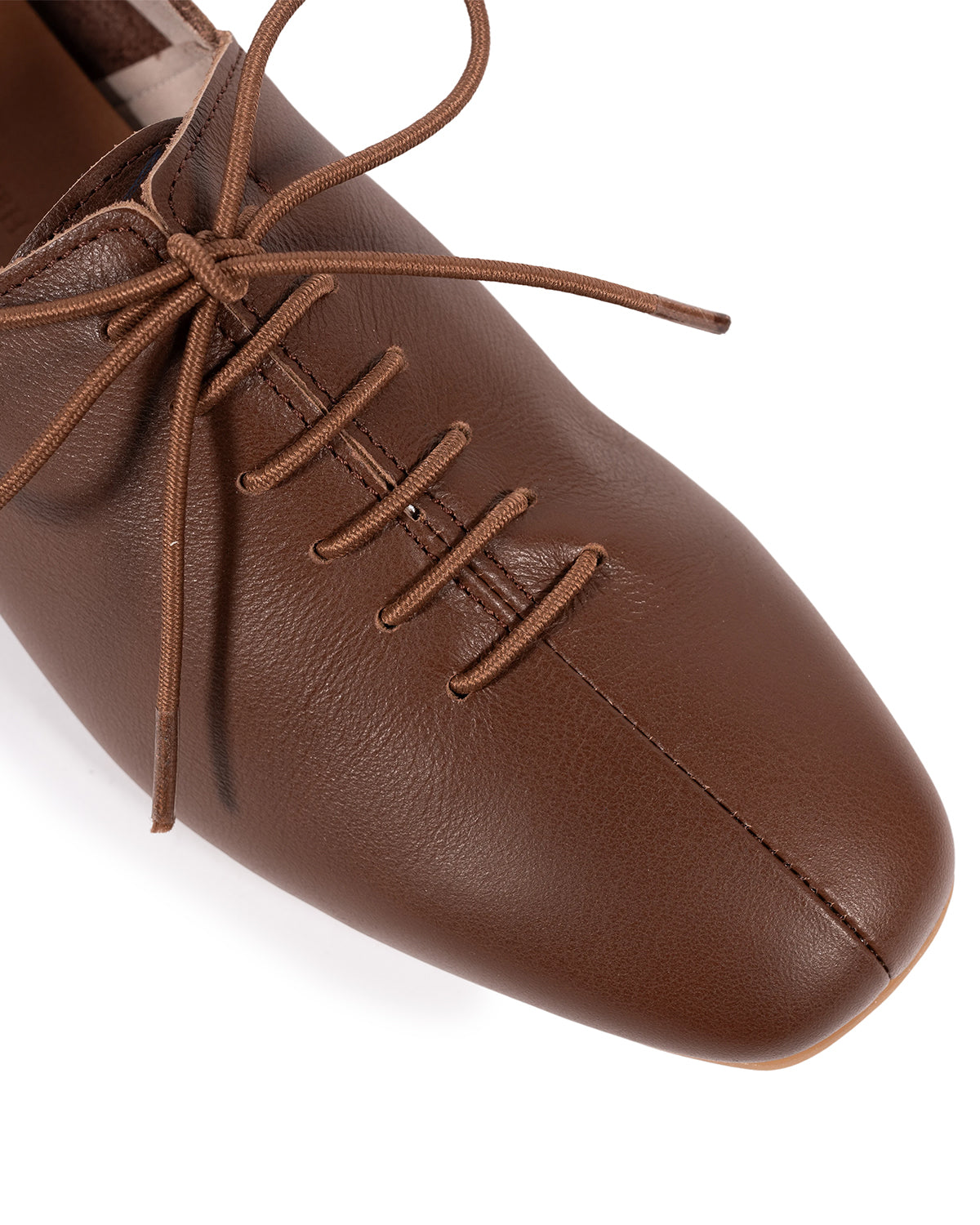 Sara Lace Ups - Walnut Brown