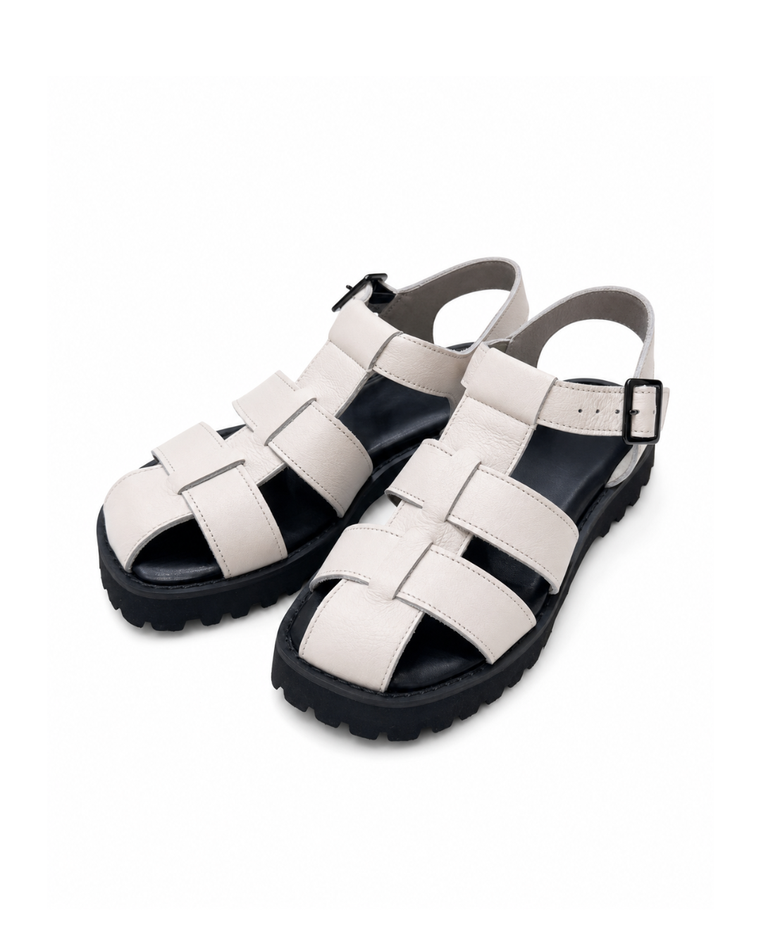 Cara Gurkha Sandals - Noble Ivory