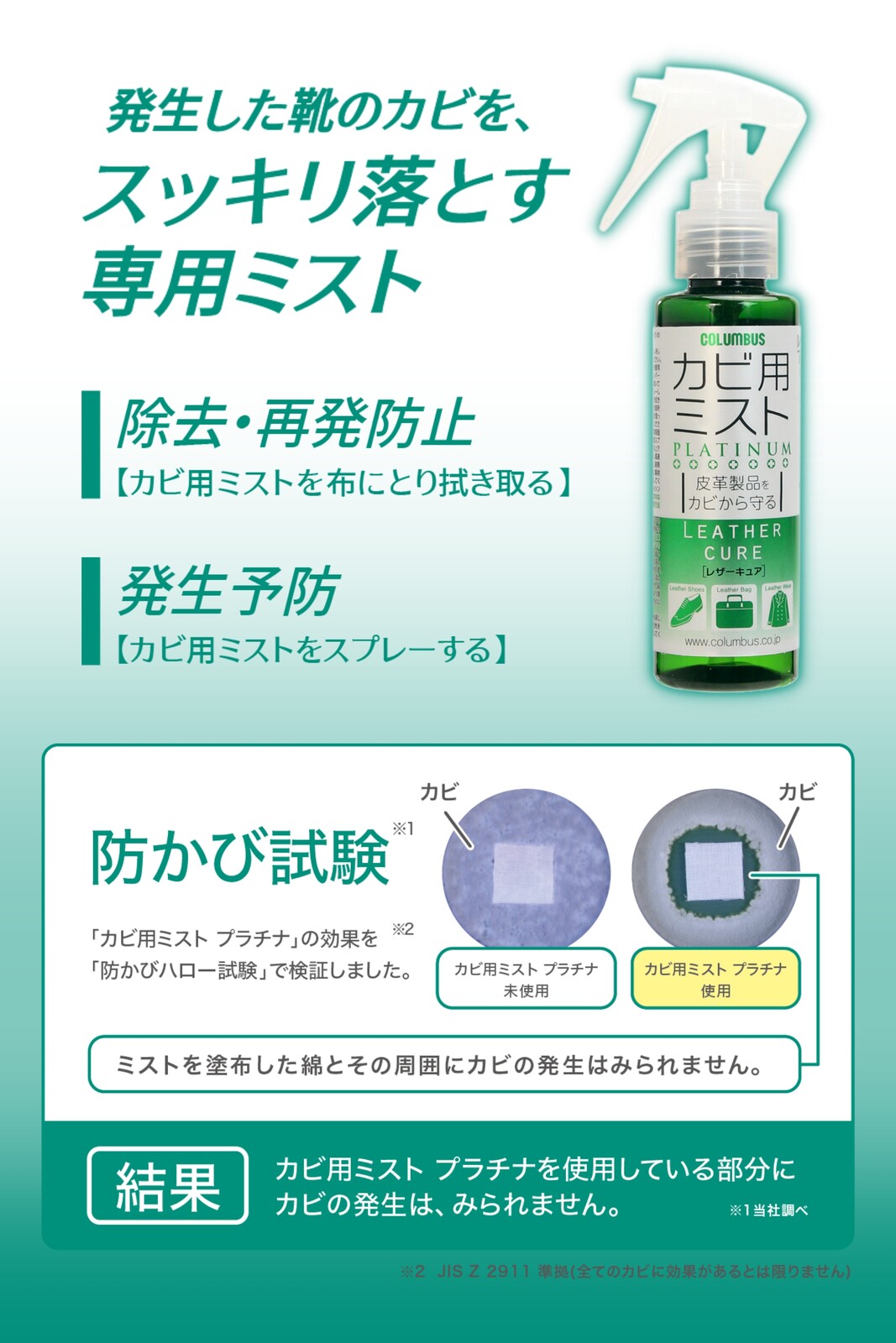 Platinum Mold Cleaner for leather 除霉抑菌清潔噴霧 100ml