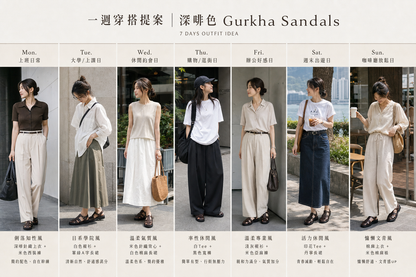 Cara Gurkha Sandals - Dark Brown