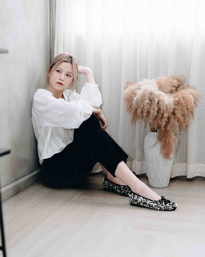 Bling Ballet Flats - Silver