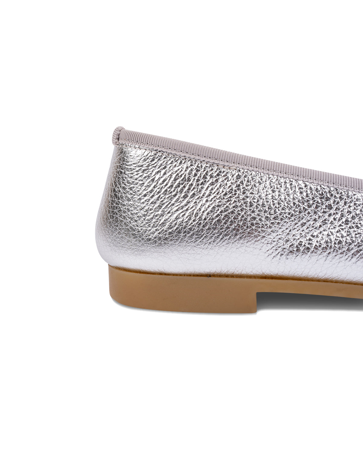 Flora Ballet Flats - Elegant Silver