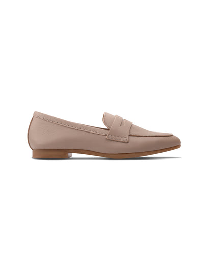 Thea Penny Loafers - Soft Tan
