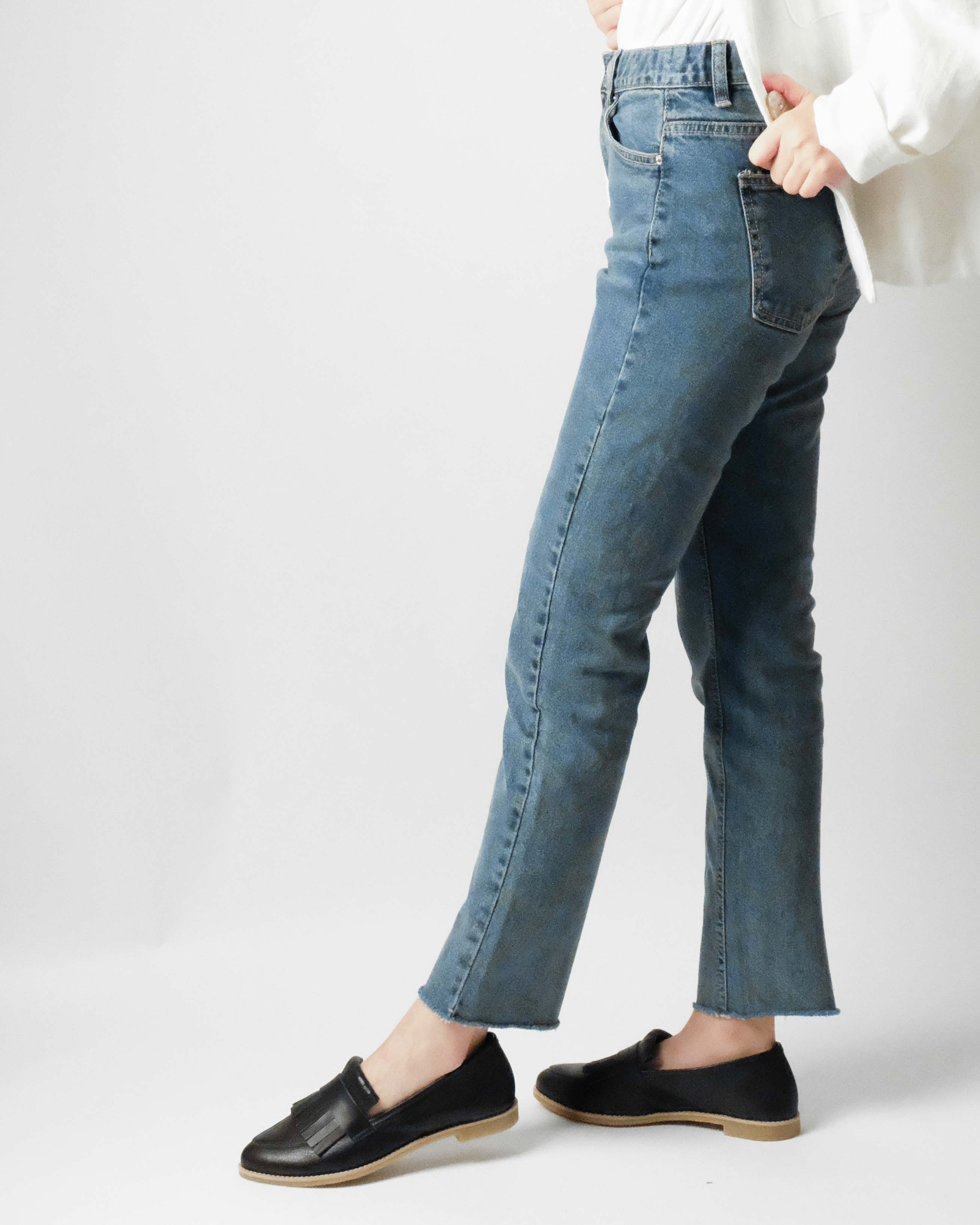 Amelie 樂福鞋 - 皮革黑色